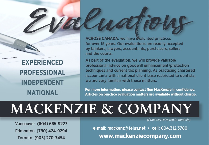 Dental practice evaluation - purchaser pays fee